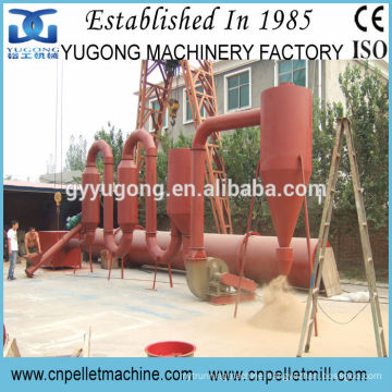 CE approved 800kg/h air pipe flow dryer,wood sawdust dryer